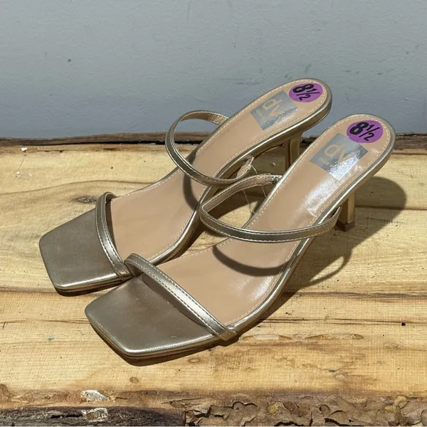 Dolce Vita Light‎ Gold Strappy Heel Sandals Sz 8.5 A55 - Image 3
