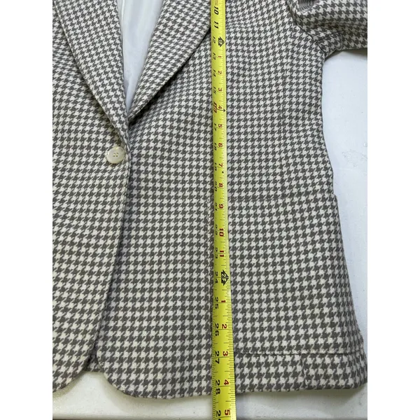 Vintage Women's Blazer New Attitude Div Of Russ Togs Herringbone Size 14 - Image 4