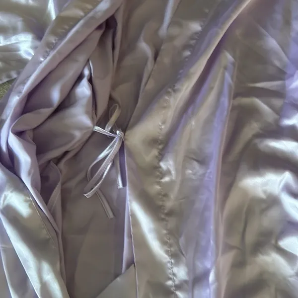 Lavender Womens Robe Purple Size L - Image 3