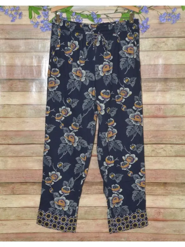 Vera Bradley Womens 2-Piece Cotton Pajama Set Floral Iconic Print Size M NWOT - Image 9