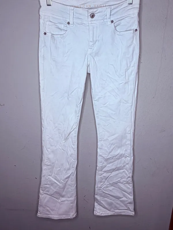 American Eagle White Jeans - Image 5