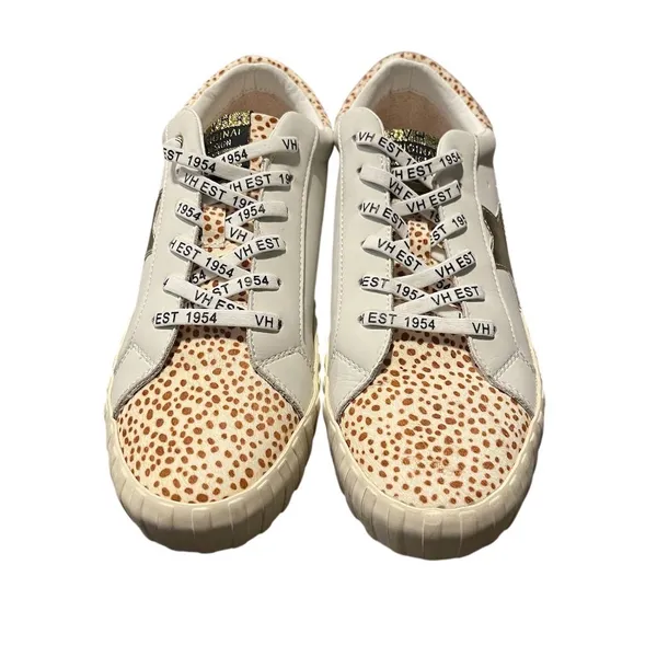 Vintage Havana Women's Cheetah Print Lace-Up Sneakers Size 11 - Image 3