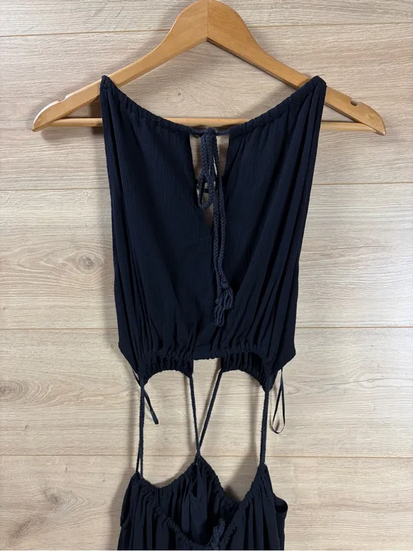 Papermoon Black Cut Out Mini Dress Size Medium - Image 5