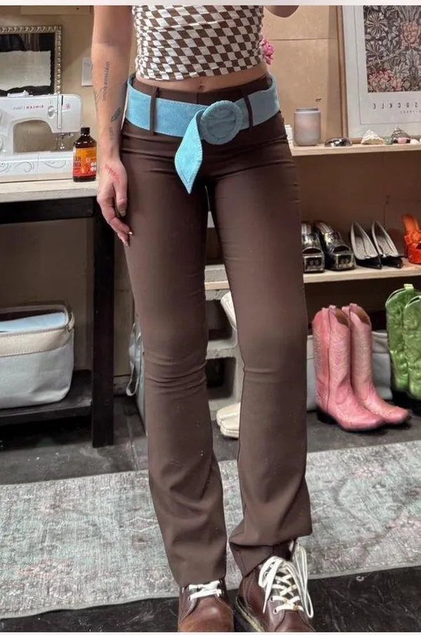 Tiger Mist Brown Trouser Pants - Image 3