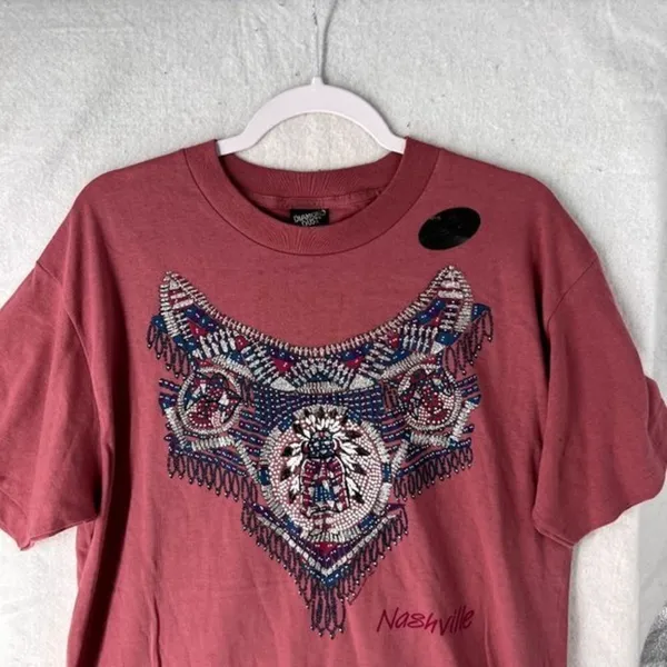 Diamond Dust Womens Tops Size‎ L Nashville Graphic Tee - Image 3