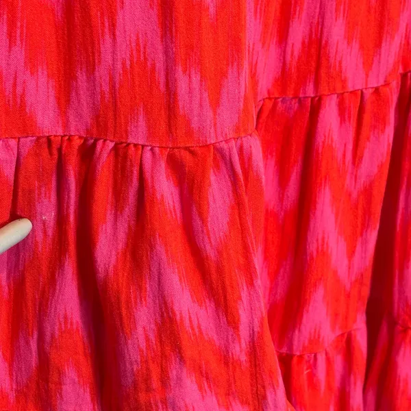 Tuckernuck Pomander Place Hot Pink Ikat Kenzo Dress - size Medium - Image 7