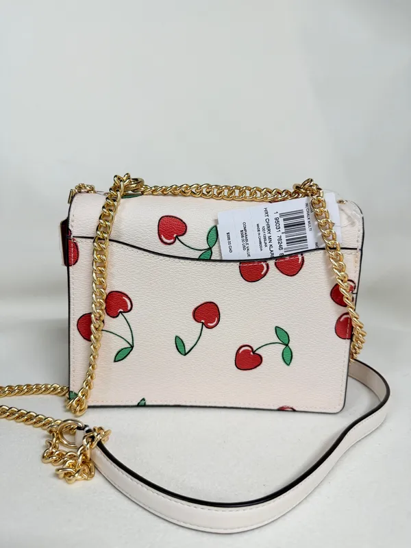 Coach Mini Klare Crossbody With Heart Cherry Print CE656 - Image 3