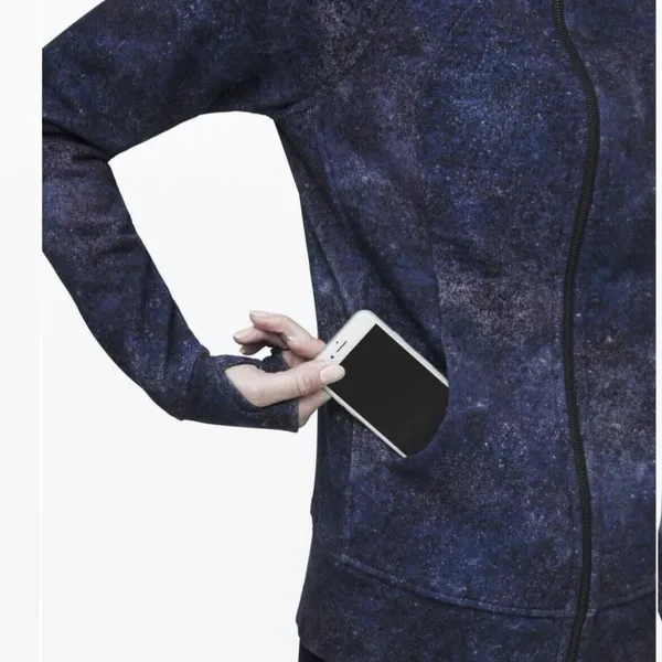 Lululemon Scuba Hoodie Sweatshirt Fleece Polar Lights Blue‎ Size 4 - Image 4