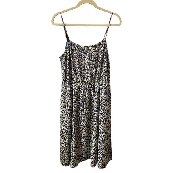 J.CREW BLUE FLORAL SUNDRESS - Image 2