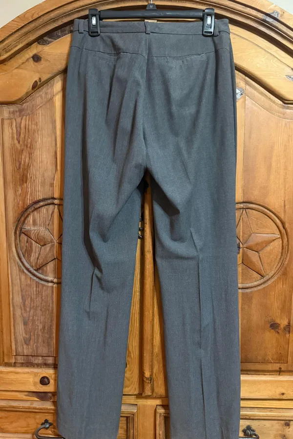 Old Navy Stretch Grey Slacks - Image 2