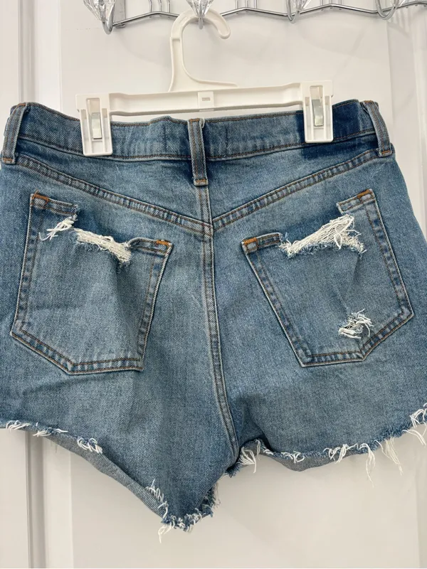 Abercrombie & fitch the mom short mid rise curve love 8/29 - Image 6