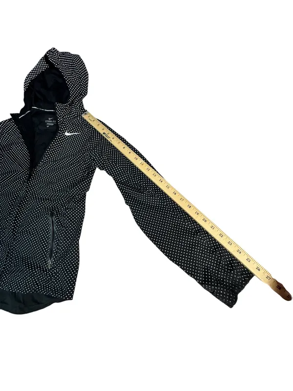 Nike Black storm fit Jacket with White Dot Print - Image 4