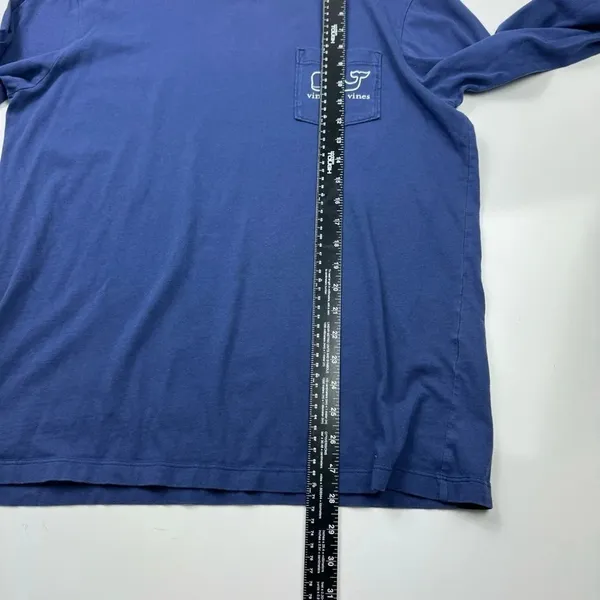 Vineyard‎ Vines Happy Holidays Long Sleeve T-Shirt Size Medium - Image 7