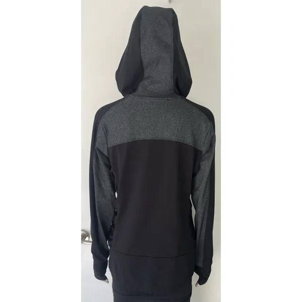 Xersion Black & Grey Colorblock Athletic Zip Up  - Image 6