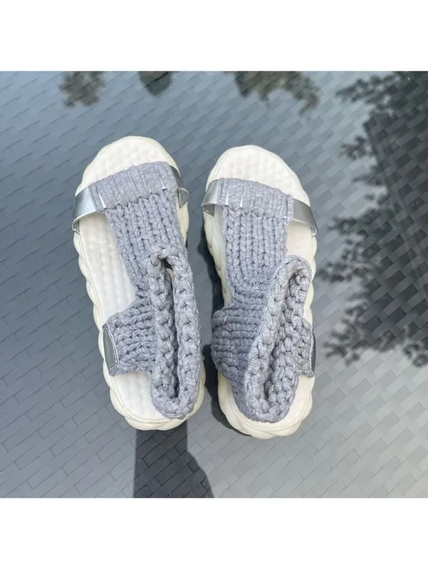 Women's Weave Roman Sandals Open Toe Breathable Comfort Platform Fashion Sz 38 - Image 8