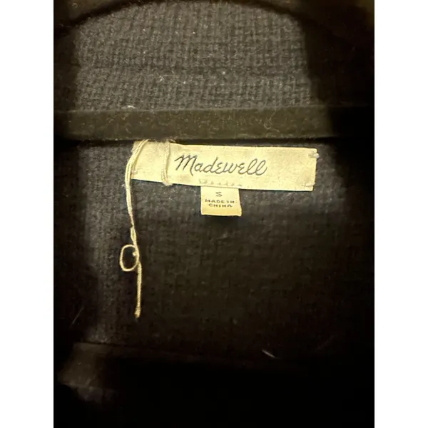 Madewell | Double-Breasted Sweater-Coat | Wool | S - Image 3