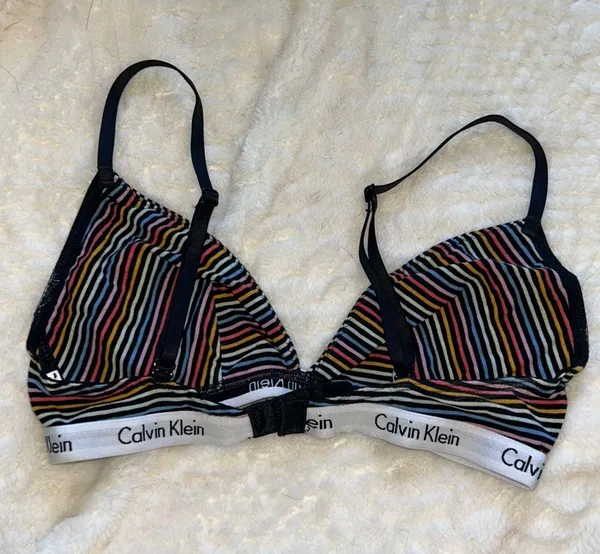 Calvin Klein Striped Bralette - Image 2