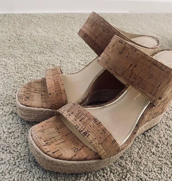 Jessica Simpson Saphita Espadrille Wedge Sandal,Tan Cork JS-SAPHITA - Image 9