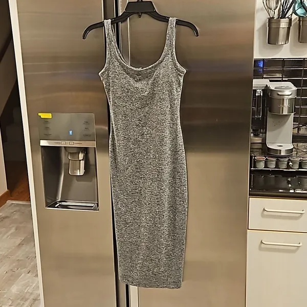 💕VUORI💕 Halo Essential Dress ~ Heather Grey XS NWOT - Image 6