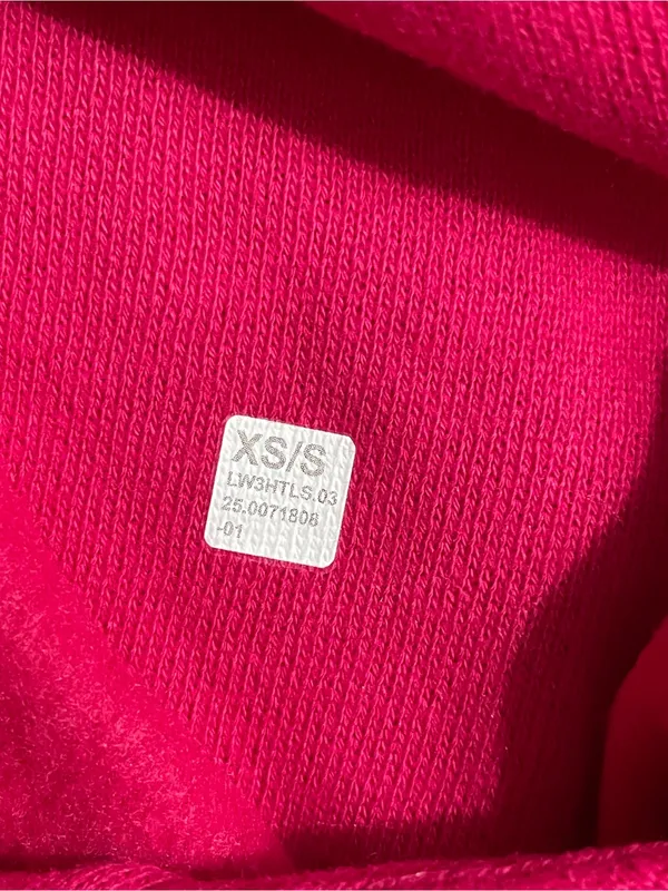 Lululemon NWT Scuba Oversized Half Zip Hoodie Jacket Hot Pink Silver Hardware XS - Image 4
