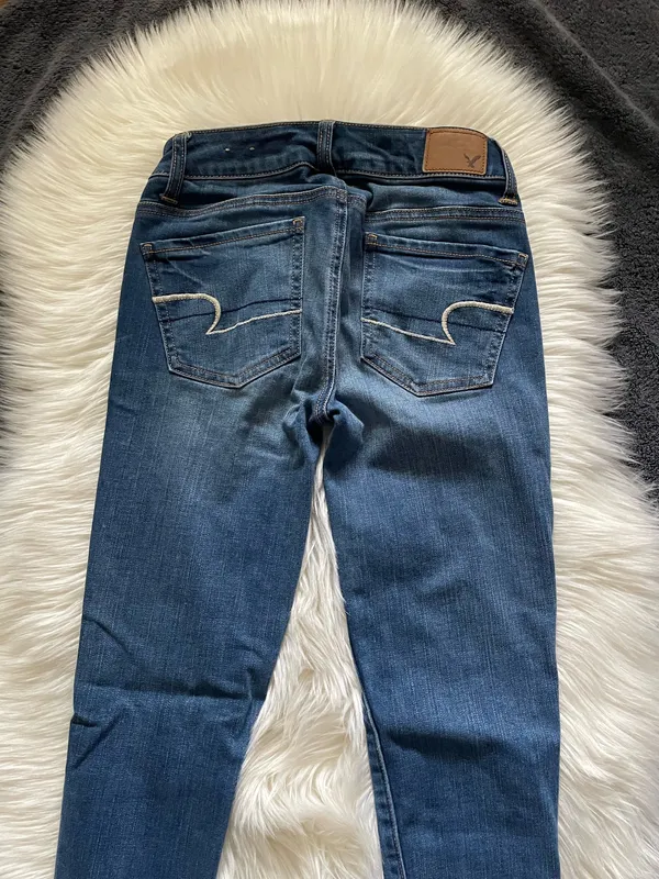 American Eagle Jegging Super Stretch Jeans-Blue Denim- - Image 4