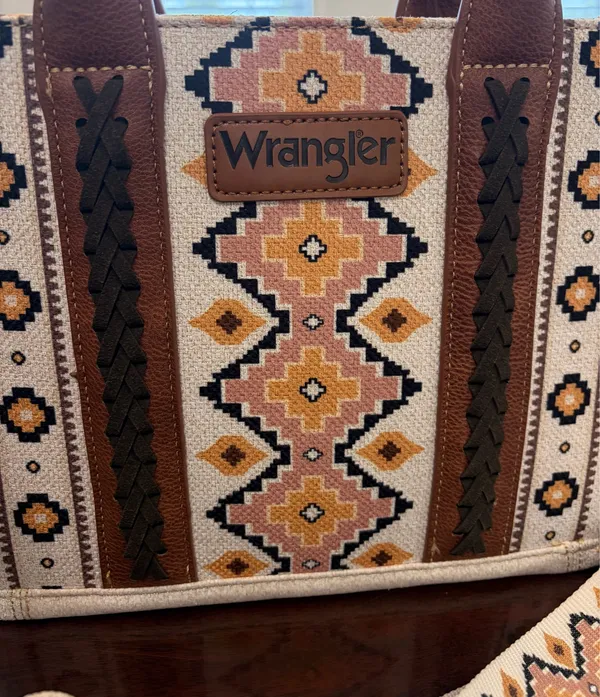 Wrangler Southwestern Crossbody Tote Bag - Image 6