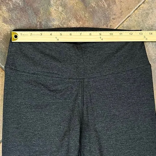 Nanette Lepore Women's Heather Charcoal Gray Pull On Skinny Leggings Medium - Image 4