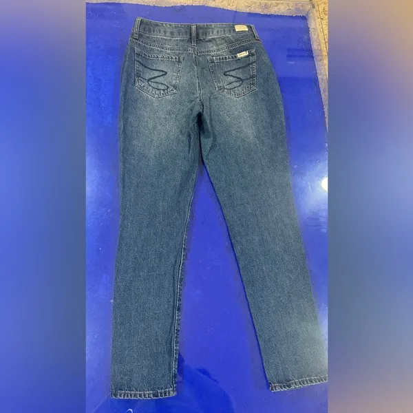 Seven7 High Rise Tapered Skinny Jeans Vintage Wash | Premium Cotton Denim Sz4 - Image 8