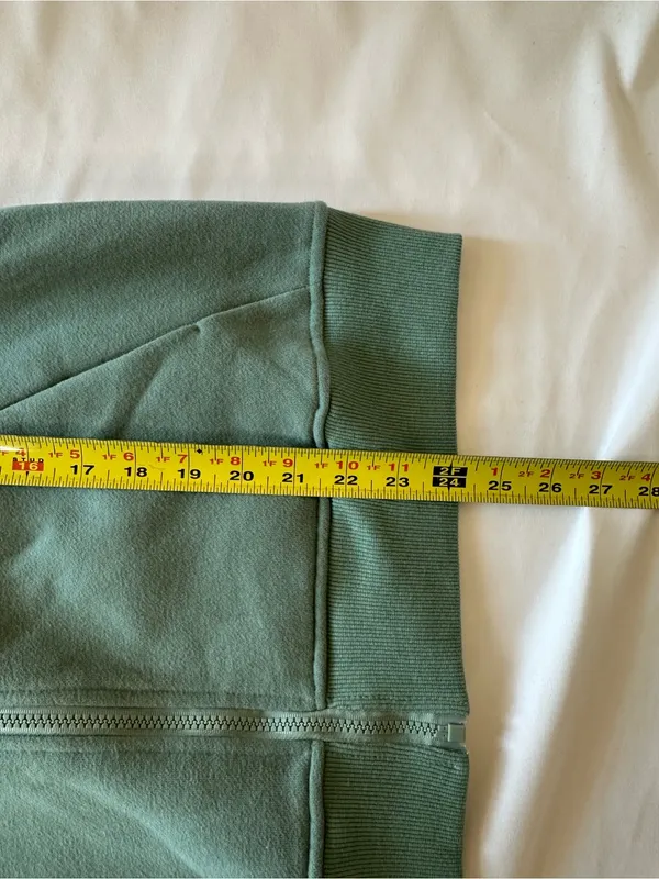 Women’s Sage Green Full-Zip Hooded Jacket - Image 6