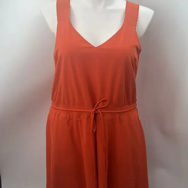 Athleta orange savanna strap athletic dress XL - Image 4
