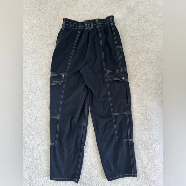 BDG Urban Outfitters Black Relaxed Skate Jean Cargo Jeans Women's Size 28 - Image 4