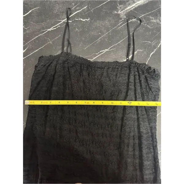 Max Studio Black Lace Strapless Midi Dress Women's Size 12 EUC Cocktail Chic - Image 7