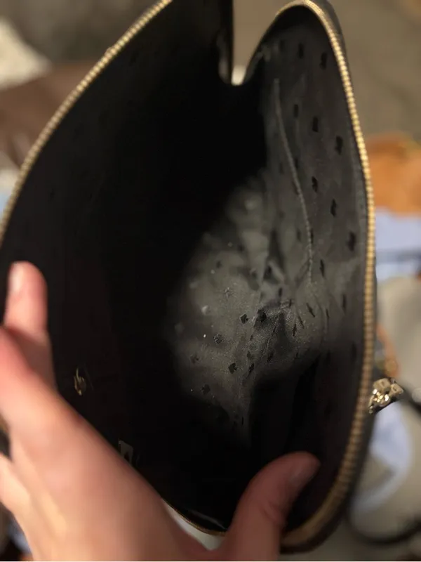 kate spade Black Leather Dome Satchel with Removable Strap - Image 3