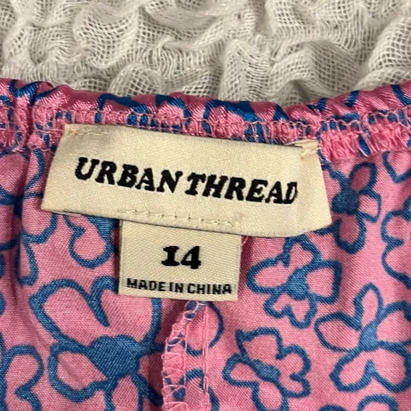 🍒Urban Thread Pink Mini Slip Ddress Size 14🍒 - Image 8