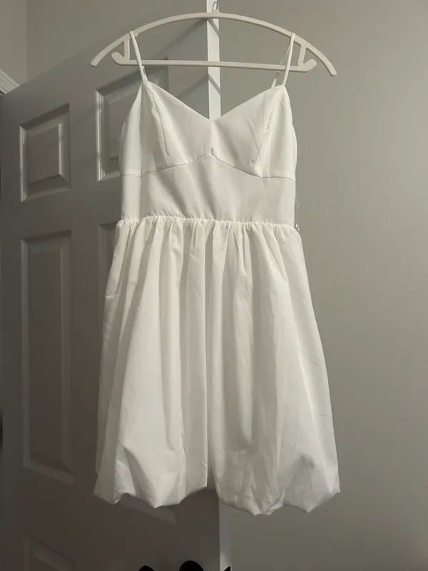 white bubble dress - Image 2