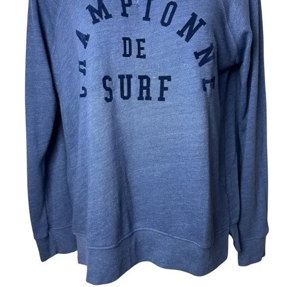 Sundry Championne De Surf Crewneck Sweater Coastal Lightweight Cozy Surf S - Image 5