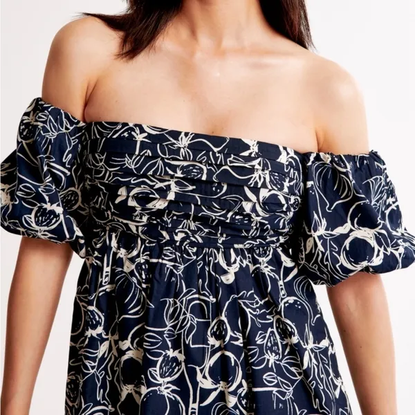Abercrombie & Fitch Emerson Off‎ The Shoulder Skort Size Large NWT - Image 3
