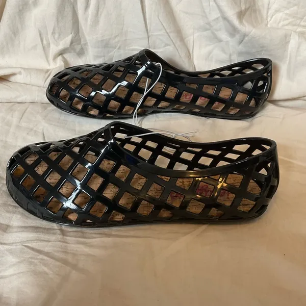 Jellypop Black Women's Jelly Shoes size 6 - Image 5