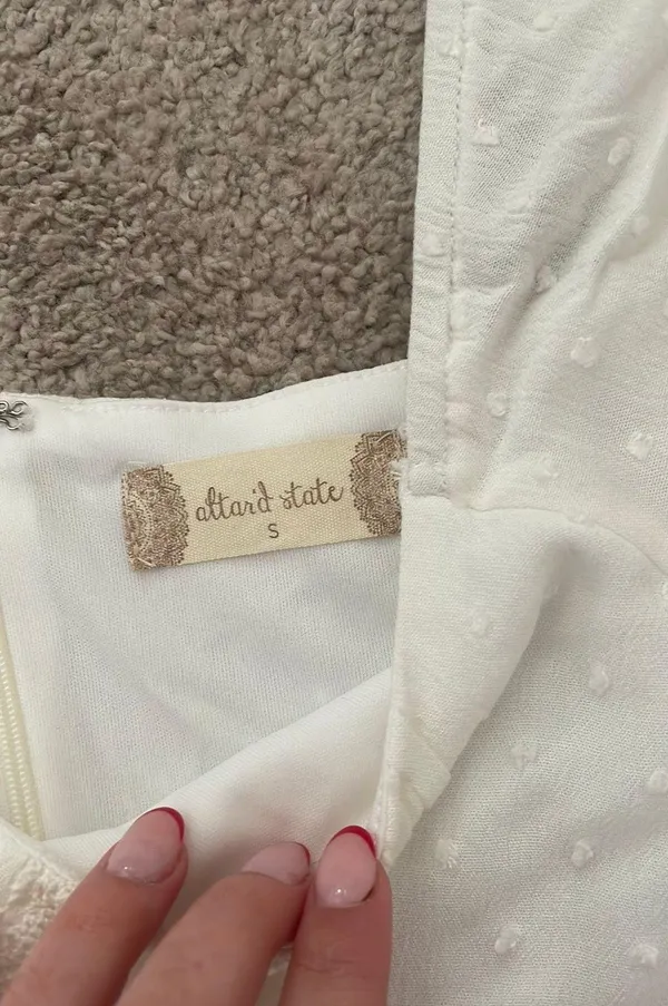 Altar'd State White Dress - Image 4