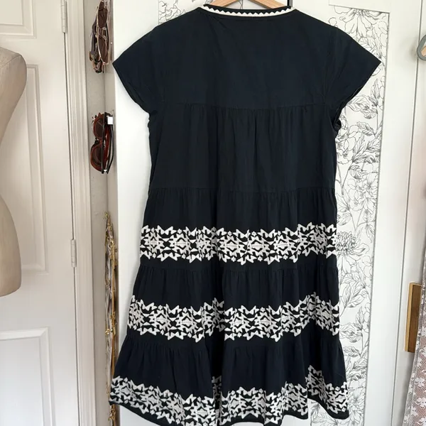 Roller Rabbit Pamela embroidered tiered dress - Image 6