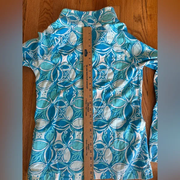 Lilly Pulitzer Skipper Popover-Ariel Blue‎ s turquoise - Image 10