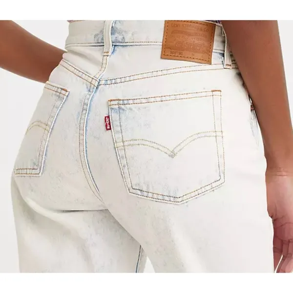 Levi's Premium 501 '81 WOMEN'S JEANS 27X31 High Rise Loose Erikka's Pic - Image 4