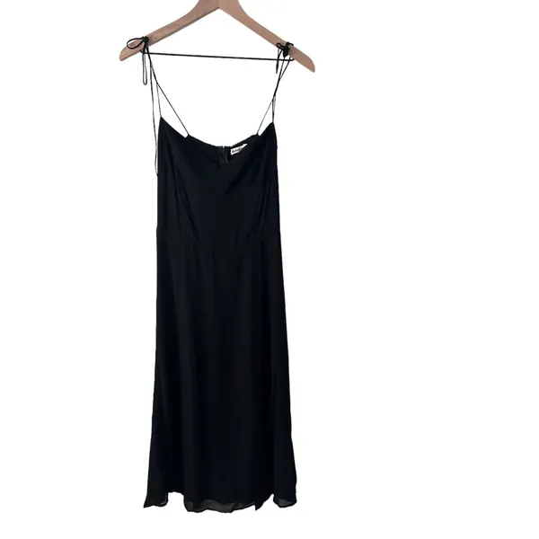 Reformation Juliette Sleeveless Midi Dress in Black Size 12 NWT - Image 7