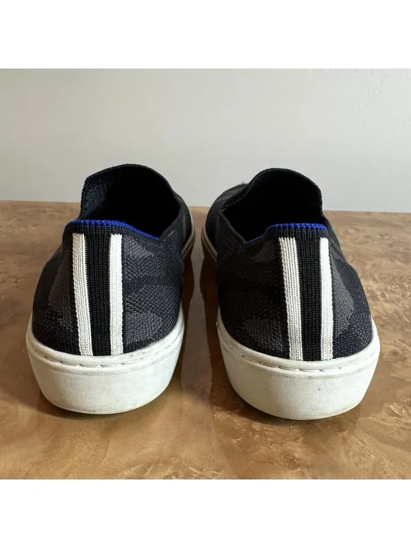 Rothy's The Original Slip-On Sneaker Grey Camo Knit Washable Sneakers Size 8 - Image 4