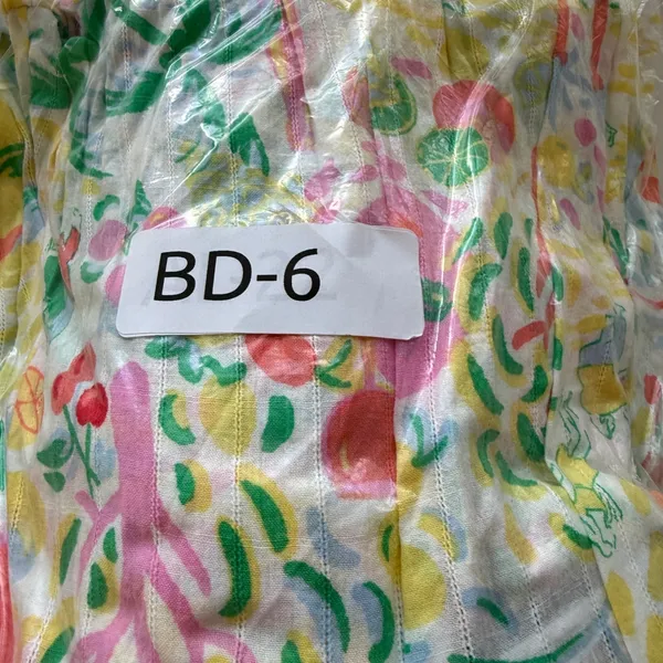 Roller Rabbit x Target Vacation Maxi Dress Tropical Fruit Floral 100% Cotton Med - Image 15