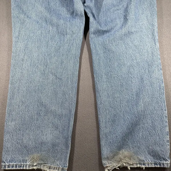 Aeropostale Curvy 90s Baggy Jeans Womens 18 Blue Light Wash High Rise Relaxed - Image 15