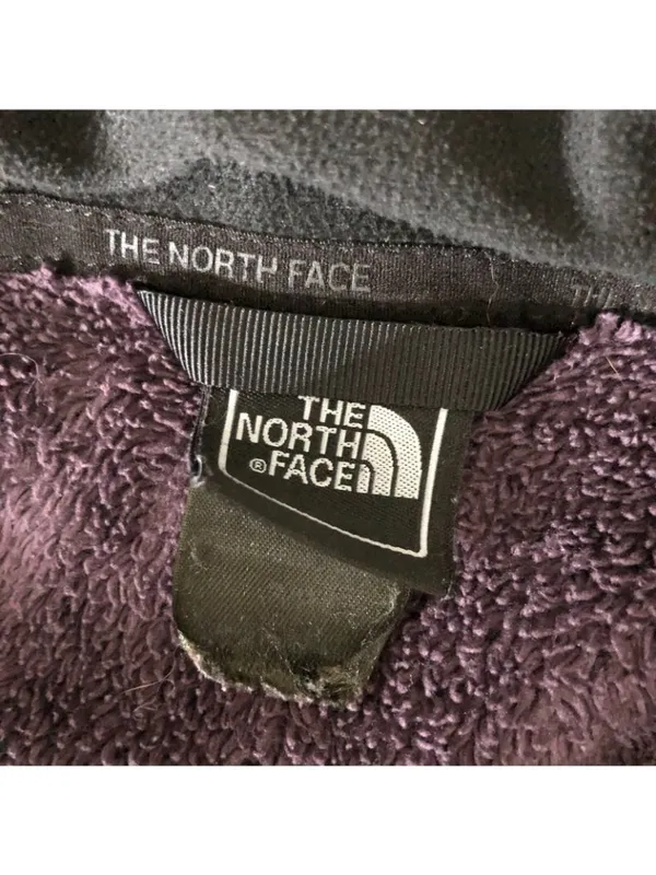 The North Face Womens Jacket Fleece Full Zip Pockets Mock Neck Purple Size S - Image 3