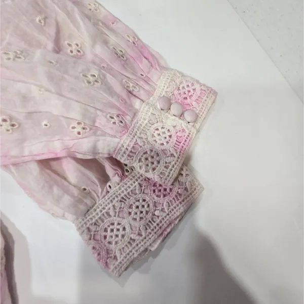 Tularosa Jordan Romper in Fuchsia Tie Dye XL - Image 9
