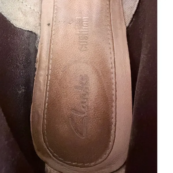 Clarks Trace Glow Brown Leather Suede Lace Up Ankle Boots 6‎ Fall Autumn - Image 9