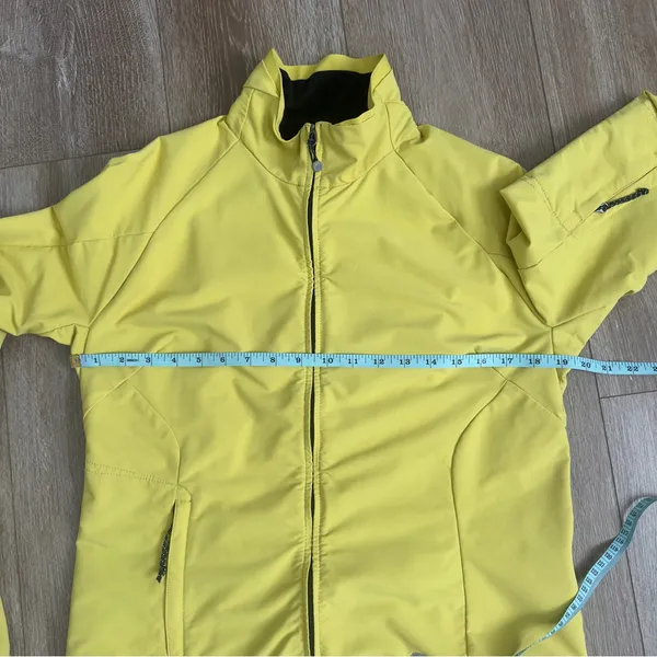 Mountain Hardwear Front Zip Jacket Women’s Size Medium Yellow - Image 14